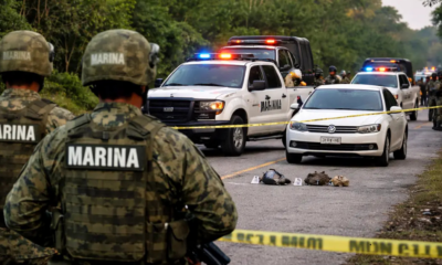 Enfrentamiento en Bacalar Quintana Roo tras operativo de la Secretaría de Marina
