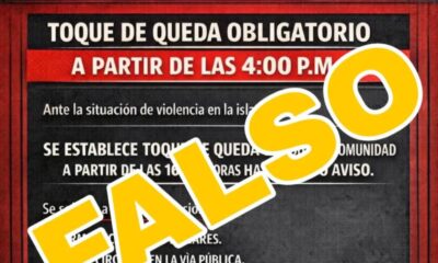 toque de queda falso