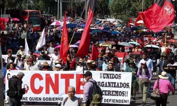 paro nacional de la CNTE en México