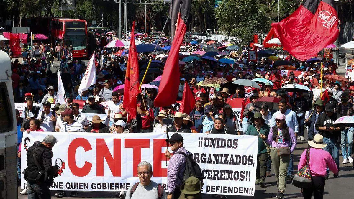 paro nacional de la CNTE en México