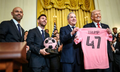 Trump se reúne con Lionel Messi