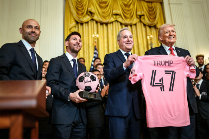 Trump se reúne con Lionel Messi