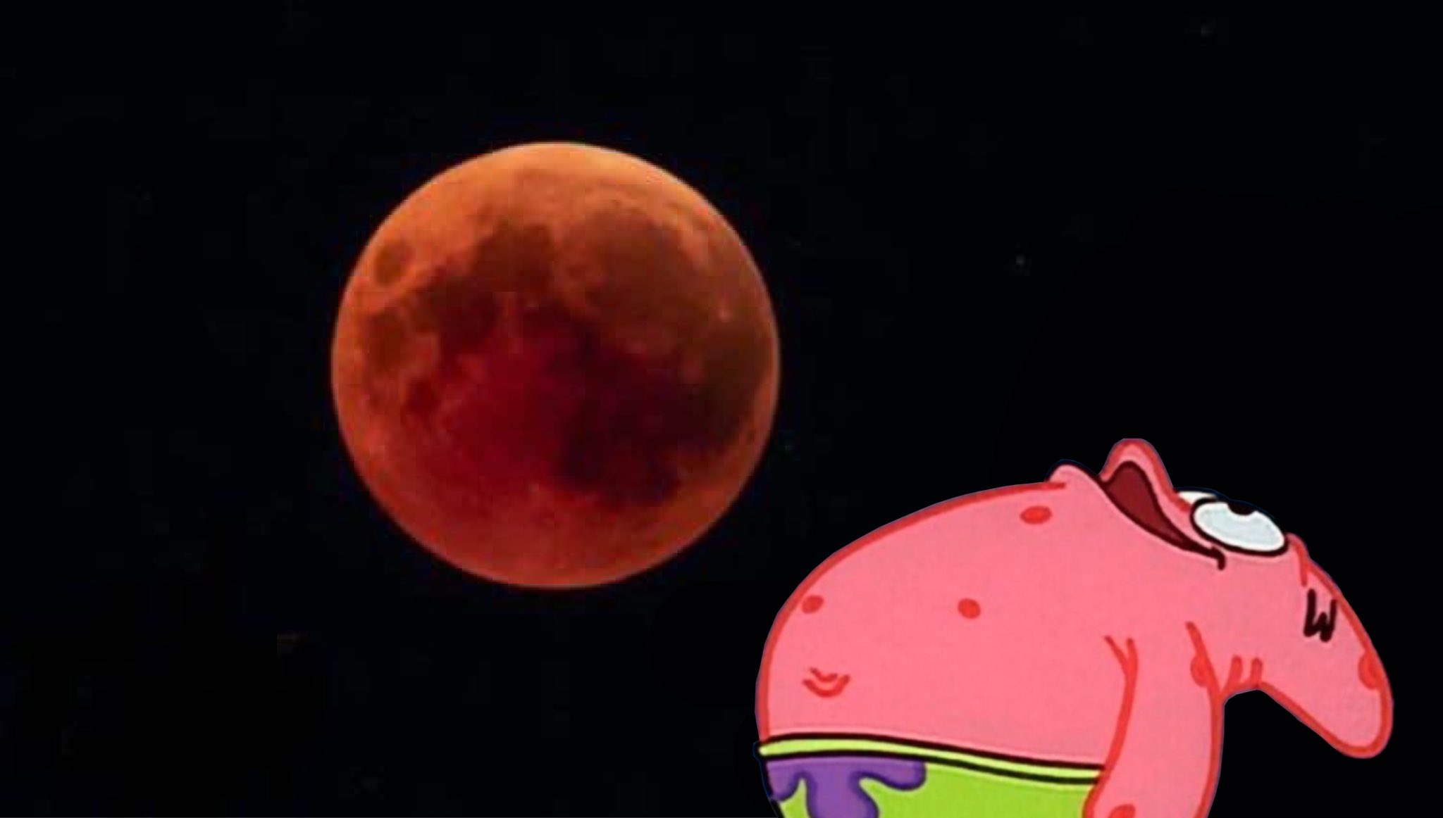 Eclipse lunar total iluminó la madrugada en México