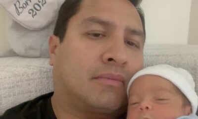 Julión Álvarez anuncia nacimiento de su tercer hijo