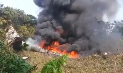 accidente de avión militar en Colombia