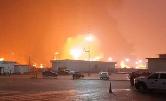 incendio en Dos Bocas