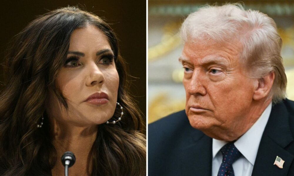 Trump destituye a Kristi Noem