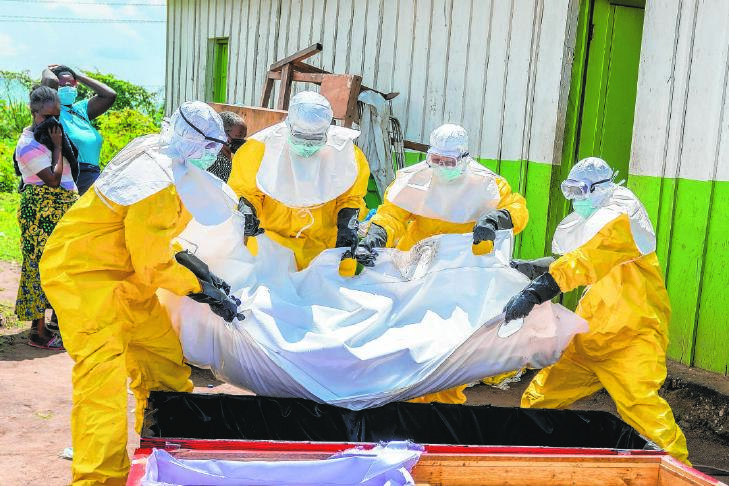 brote de ébola en África