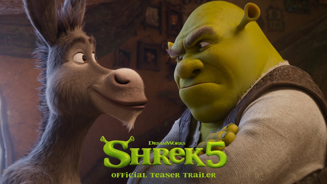 Shrek 5, DreamWorks, Universal Pictures, Mike Myers, Cameron Diaz, Eddie Murphy, Zendaya, tráiler oficial, estreno 2027, cine animado, Fiona, Burro, Felicia, saga Shrek, películas animadas, entretenimiento, franquicia cinematográfica, Muy Muy Lejano