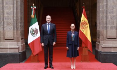 Felipe VI y Claudia Sheinbaum