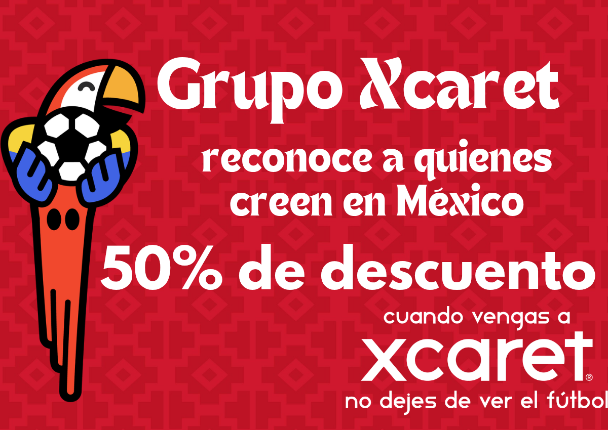 Grupo Xcaret otorgará descuento tras Mundial 2026