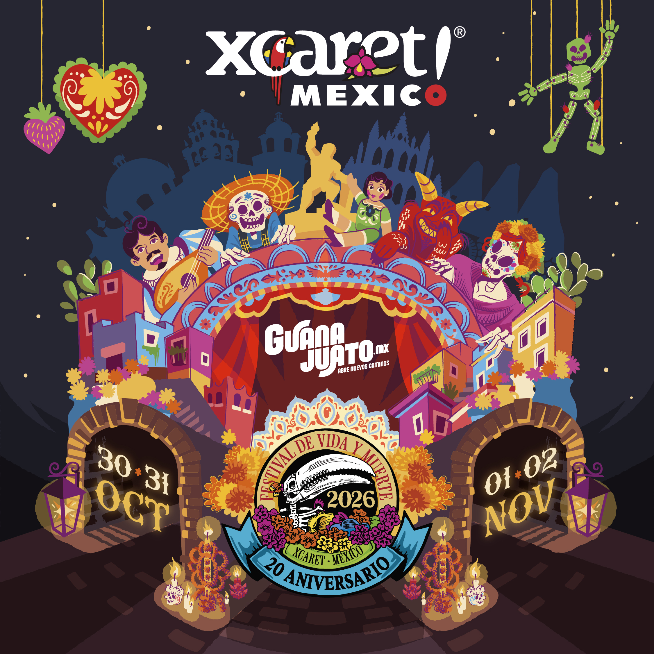 Xcaret presenta su XX Festival de Vida y Muerte