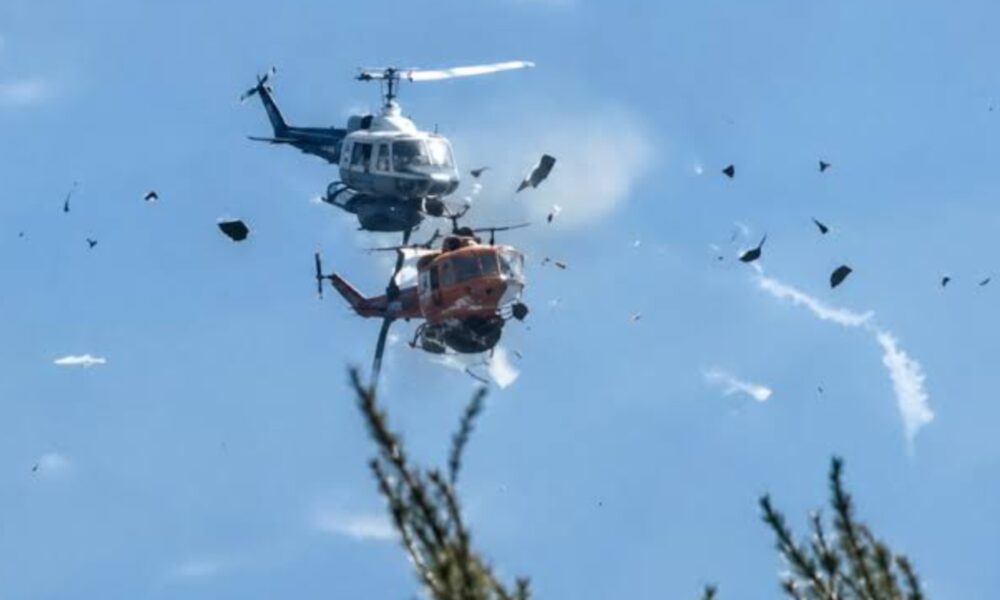 choque de helicópteros en Grecia