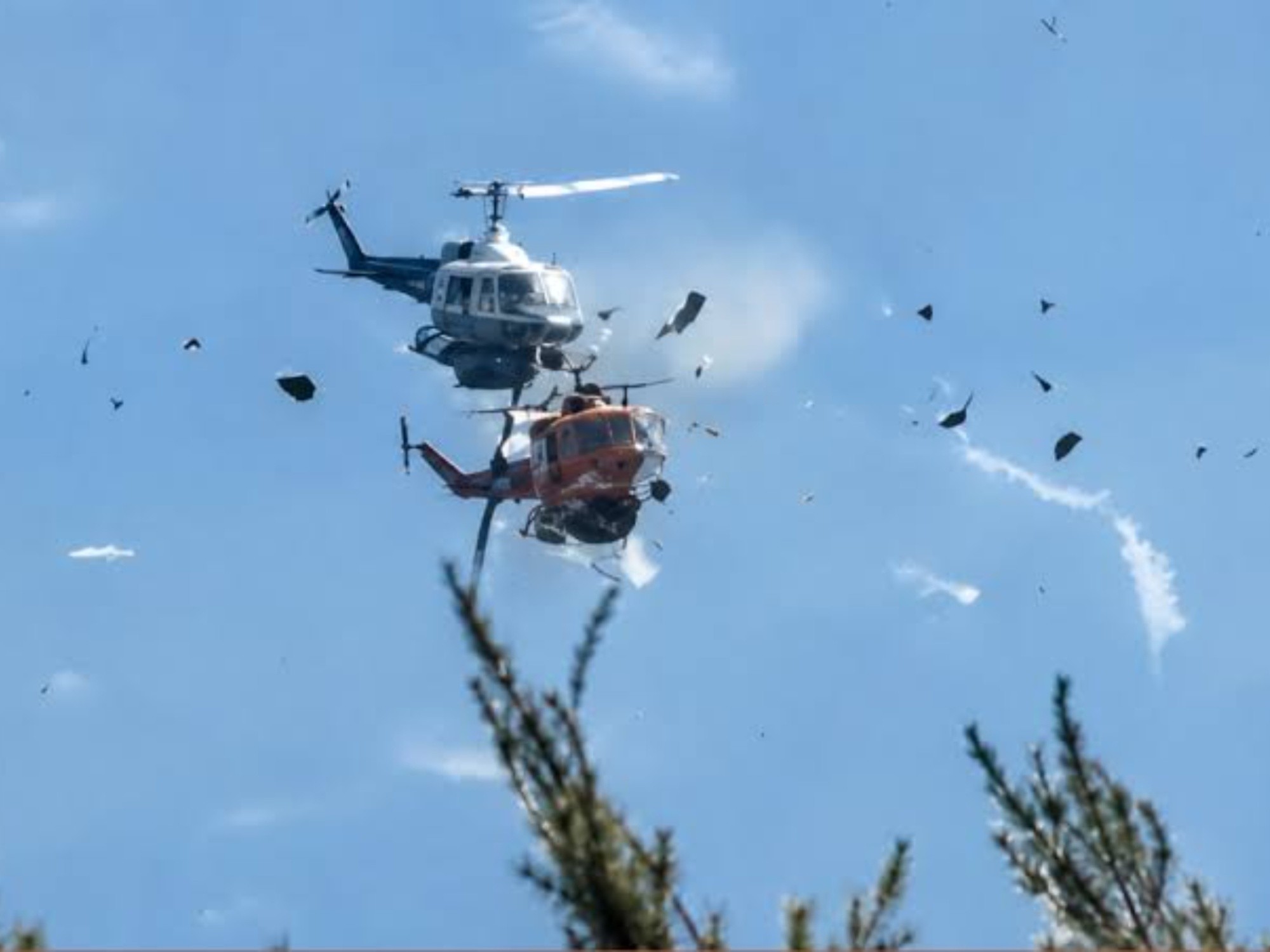 choque de helicópteros en Grecia
