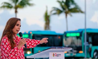 Mara Lezama Cancún autobuses híbridos MOBI