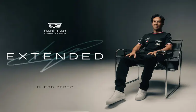 Checo Perez Extiende Cadillac