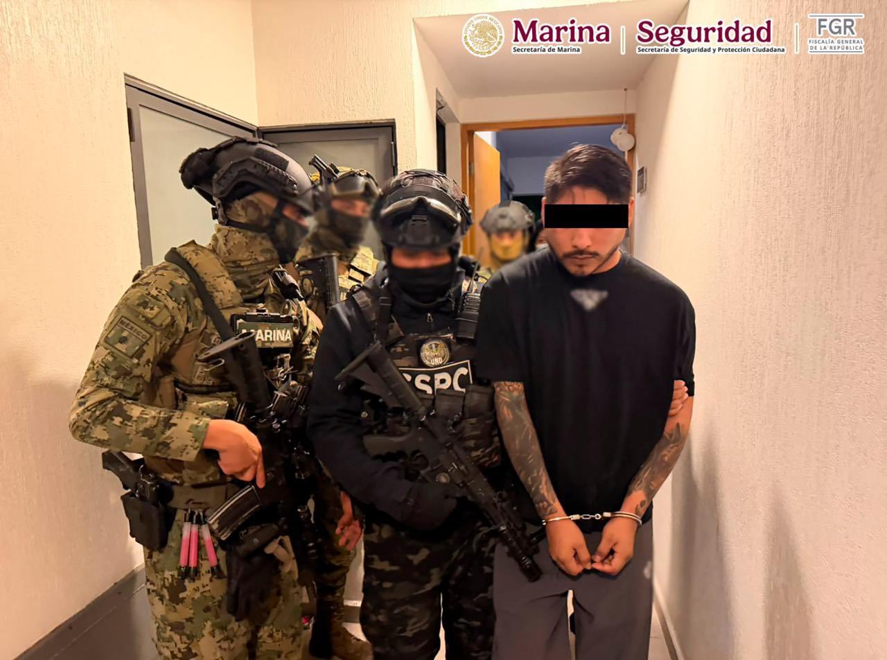 Trasladan a la Ciudad de México a alias “El Cromo”