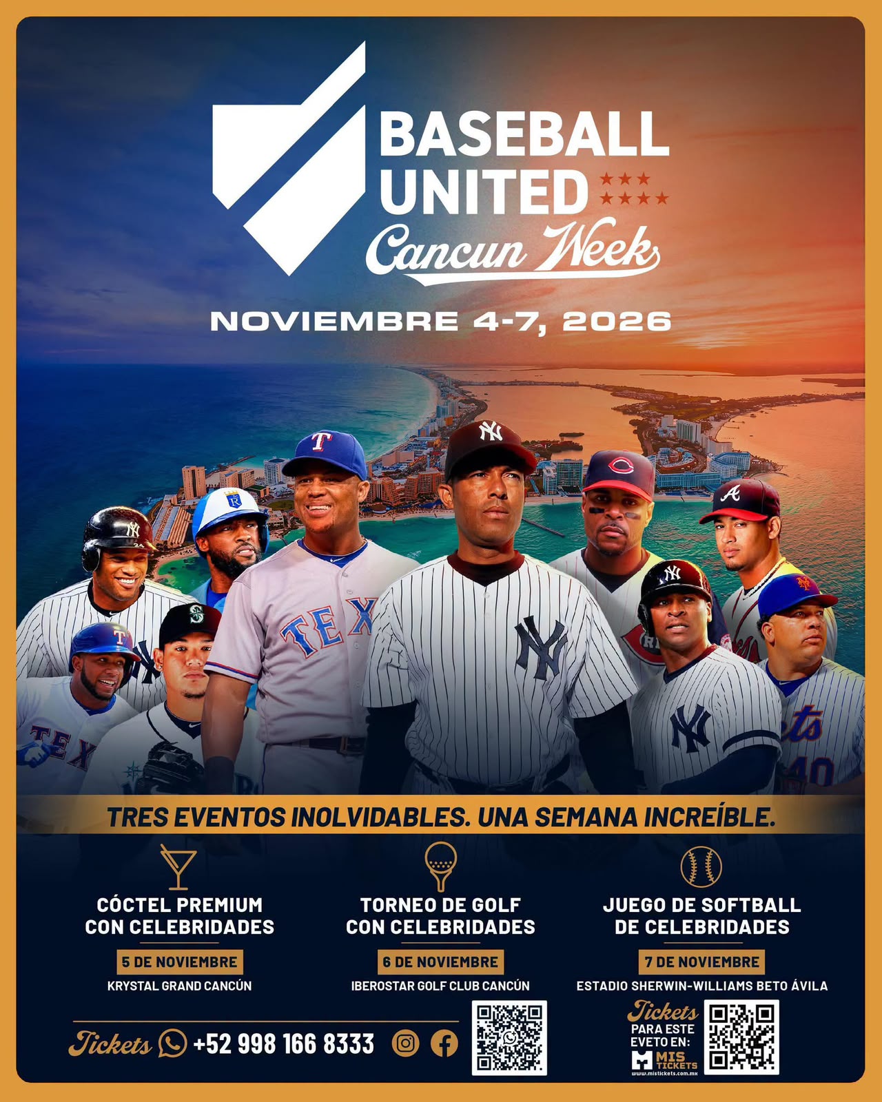 El Estadio Beto Ávila acogerá el Juego de Leyendas MLB