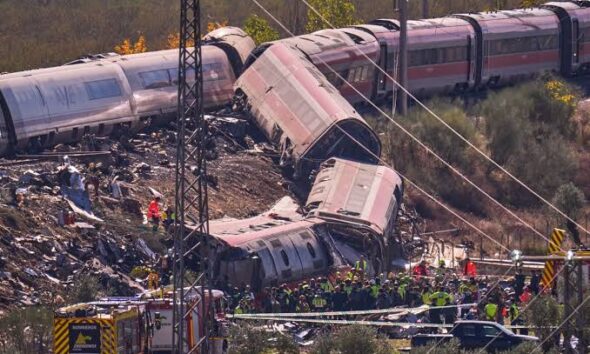 choque de trenes en Espana