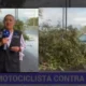 camioneta atropella a reportera